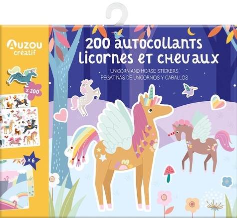 Maude Guesné - 200 autocollants licornes et chevaux.