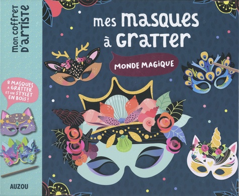 Mes masques à gratter monde magique - Avec 8... de Maude Guesné - Livre -  Decitre