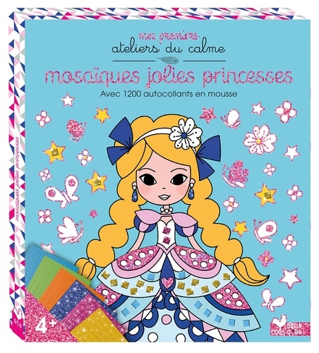 Maude Guesné - Mosaïques jolies princesses - Avec 1200 autocollants en mousse.
