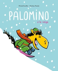 Palomino à la neige