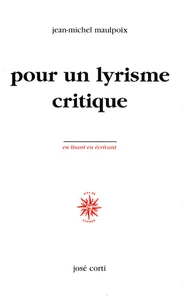 Pour un lyrisme critique