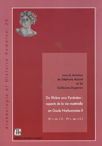 Du Rhône aux Pyrénées : aspects de la vie matérielle en Gaule narbonnaise (Ier siècle avant J-C - VIe siècle après J-C)