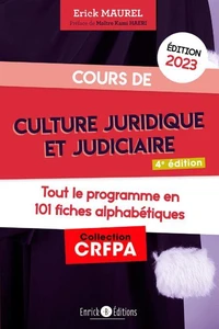 Cours de culture juridique et judiciaire