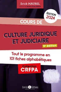 Cours de culture juridique et judiciaire