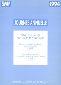 Espaces de Banach classiques et quantiques
