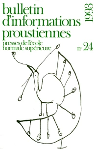 Bulletin d'informations proustiennes N° 24/1993
