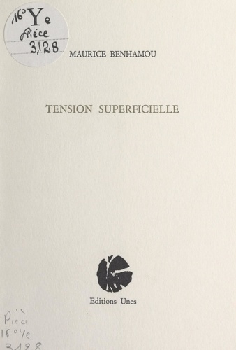 Tension superficielle