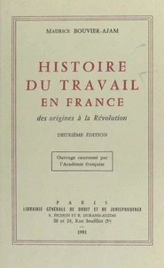 Histoire du travail en France : des origines à la Révolution