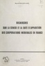 Maurice Bouvier-Ajam - Recherches sur la genèse et la date d'apparition des corporations médiévales en France.