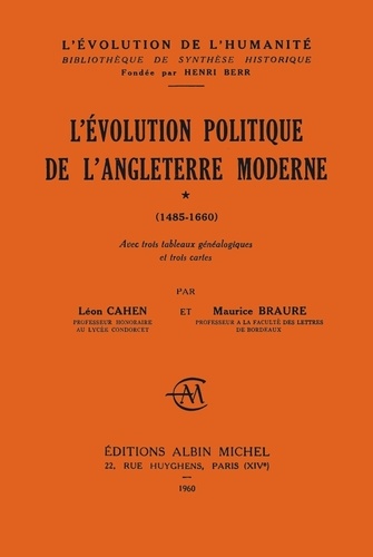 L'Evolution politique de l'Angleterre moderne, 1485-1660