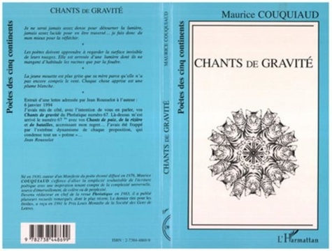 Maurice Couquiaud - Chants de gravité.