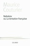 Maurice Couturier - Nabokov ou La tentation française.