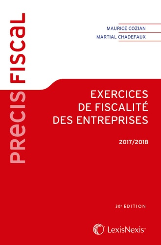 Exercices de fiscalité des entreprises  Edition 2017-2018