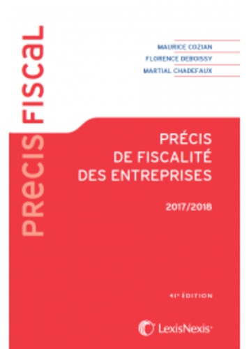Précis de fiscalité des entreprises  Edition 2017-2018
