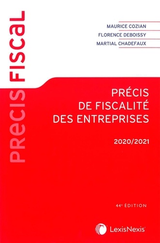 Précis de fiscalité des entreprises  Edition 2020-2021