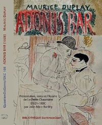 Amazon kindle télécharger des ebooks Adonis-Bar (1928)  - Maurice Duplay RTF DJVU ePub