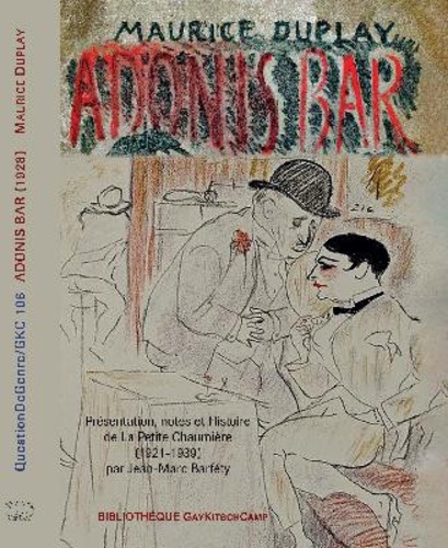 Adonis-Bar (1928) - Maurice Duplay de Maurice Duplay - Album - Livre -  Decitre