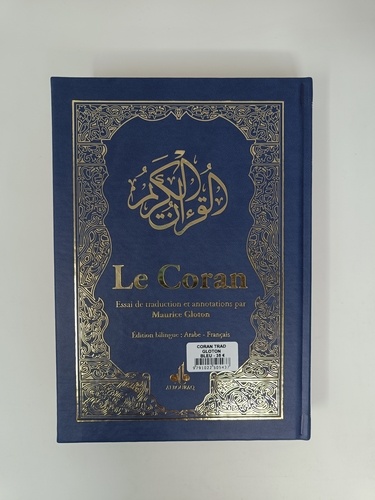 Le Coran. Couverture blanche, 2 couleurs aléatoires