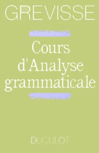 Cours D'Analyse Grammaticale