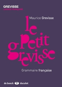 Téléchargez des livres pdf gratuits pour ipad Le Petit Grevisse  - Grammaire française MOBI RTF CHM
