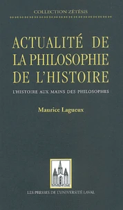 Actualité de la philosophie de l'histoire