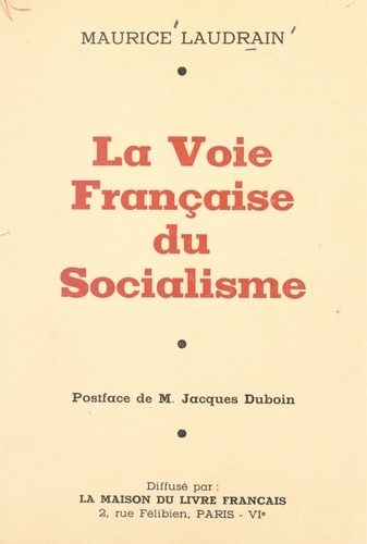 La voie française du socialisme