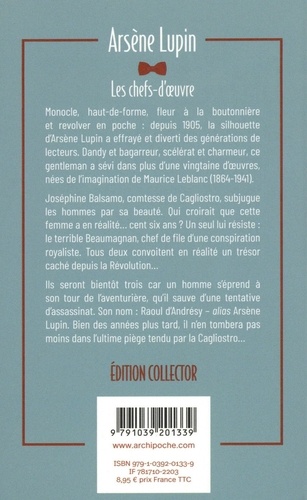 Arsène Lupin Tome 10 La Comtesse de Cagliostro. La Cagliostro se venge -  -  Edition collector