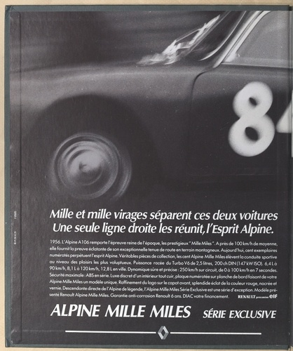Le Tour de Corse automobile, 1956-1986. En appendice 1987-88-89