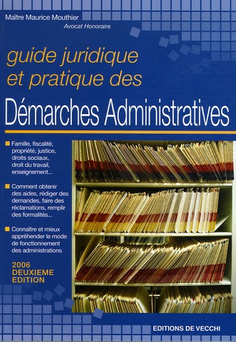 Maurice Mouthier - Démarches Administratives.