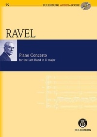 Maurice Ravel - Concerto pour la main gauche en ré majeur - piano and orchestra. Partition d'étude..