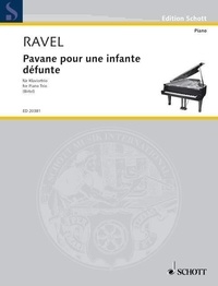 Maurice Ravel - Edition Schott  : Pavane pour une infante défunte - piano trio. Partition et parties..