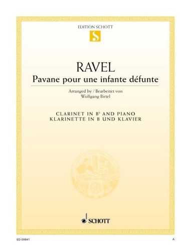 Maurice Ravel - Pavane pour une infante défunte - clarinet and piano..