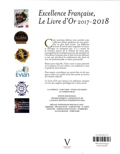 Excellence française. Le livre d'or  Edition 2017-2018