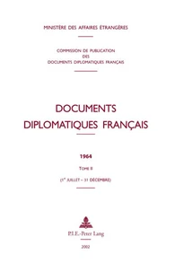 Documents diplomatiques français 1964