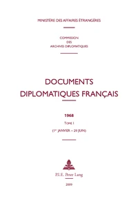 Documents diplomatiques français 1968