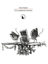 Sur les papillonneries humaines