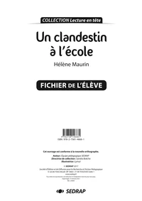 Un clandestin à l'école