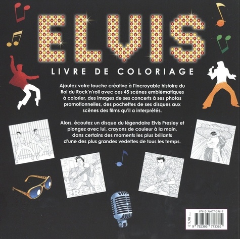 Elvis. Livre de coloriage