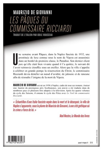 Les Pâques du commissaire Ricciardi