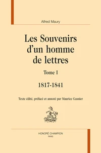 Les souvenirs d'un homme de lettres