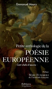 Petite anthologie de la poésie européenne