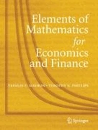 Elements of Mathematics for Economics and Finance