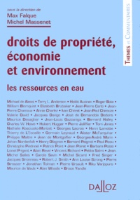 DROITS DE PROPRIETE, ECONOMIE ET ENVIRONNEMENT. Les ressources en eau.pdf