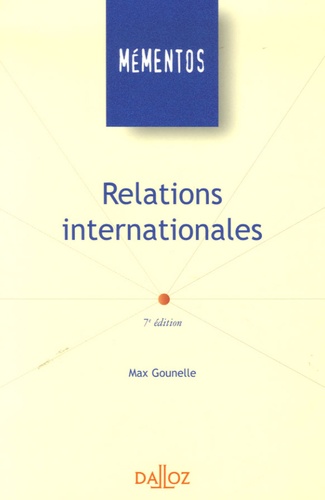 Relations internationales 7e édition - Occasion