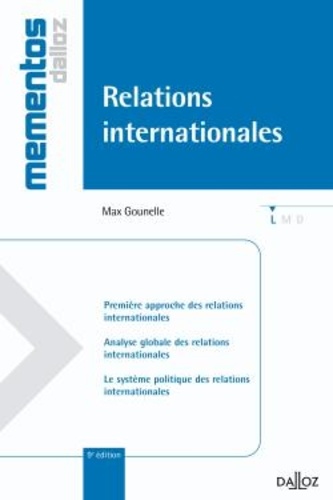 Relations internationales 9e édition