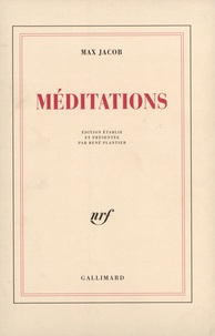 Max Jacob - Méditations.