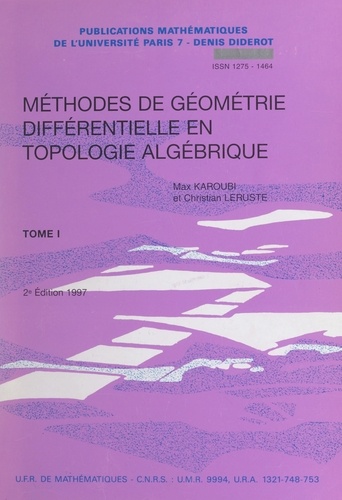 Méthodes de géométrie différentielle en topologie algébrique (1)