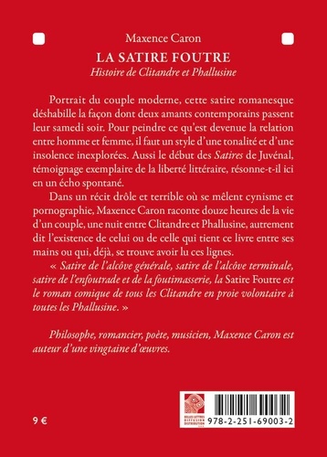 La satire foutre. Histoire de Clitandre et Phallusine