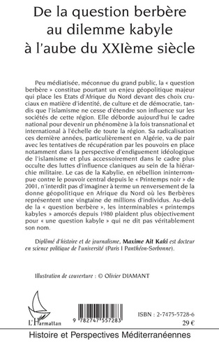 De la question berbère au dilemme kabyle à l'aube du XXIe siècle