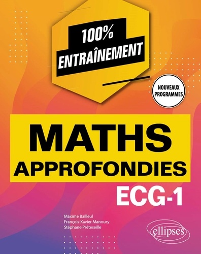 Maths approfondies ECG-1